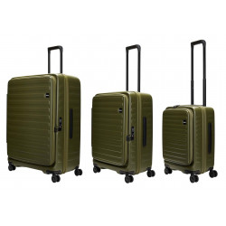 Набір валіз Lojel Cubo V4 S/M/L Cactus Lj-1627-94340