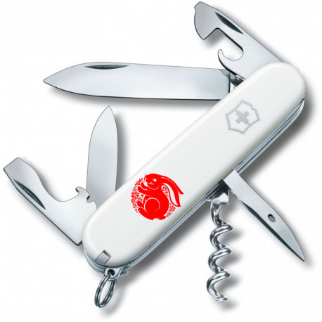 Складаний ніж Victorinox Spartan Zodiac Щасливий кролик черв. 1.3603.7_Z2161u