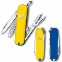 Складной нож Victorinox CLASSIC SD UKRAINE желто-синий 0.6223.8.2