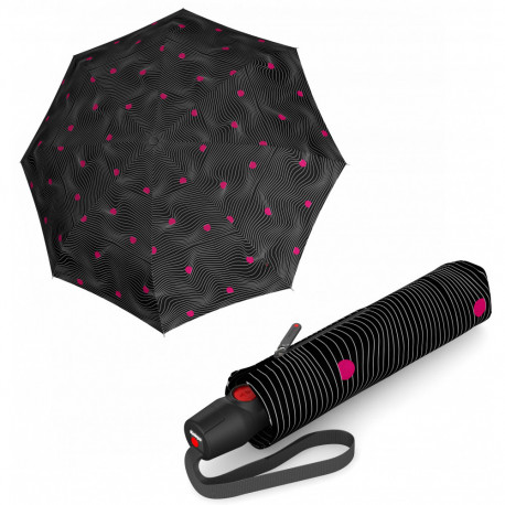 Парасолька Knirps T.200 Medium Duomatic Meditate Black Ecorepel Kn95 3201 8547