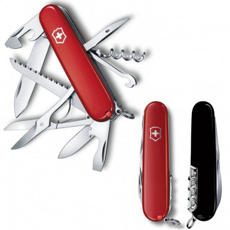 Складной нож Victorinox HUNTSMAN UKRAINE красно-черный 1.3713.1.3