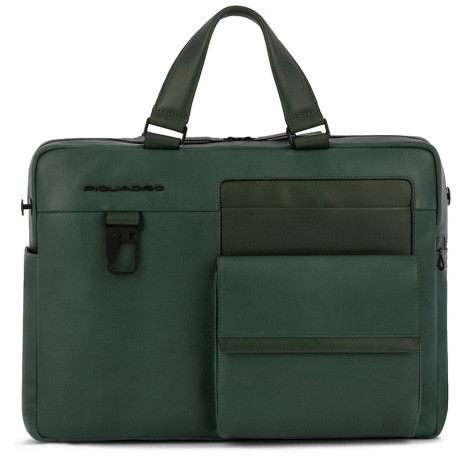 Портфель Piquadro Finn (S123) Military Green CA1903S123_VE