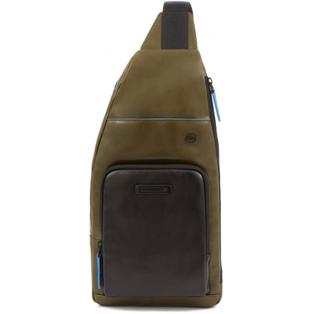 Монорюкзак для ноутбука Piquadro B2 Revamp (B2V) Green-Black CA5577B2V_VEN
