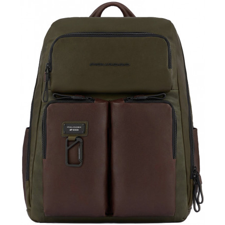 Рюкзак для ноутбука Piquadro Harper (AP) Green-Brown CA3349AP_VETM