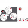 Зонт Knirps C.205 Medium Duomatic Red Kn95 8205 1503