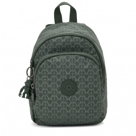 Рюкзак Kipling NEW DELIA COMPACT Sign Green Emb (F6C) KI7902_F6C