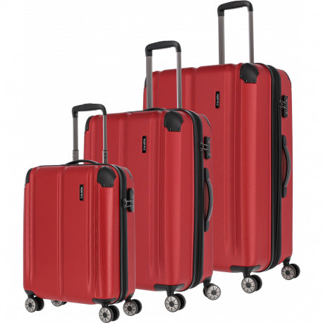 Набор чемоданов Travelite City Red TL073040-10