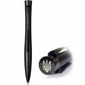 Кулькова ручка Parker URBAN Premium Matt Black BP Тризуб на торці 21232M_TR