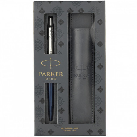 Набор Parker JOTTER Royal Blue CT BP (шариковая ручка + чехол)