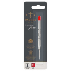 Стержень Parker QuinkFlow шарик. крас. M блистер 10 232R