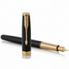 Перова ручка Parker SONNET 17 Black Lacquer GT FP F 86 011