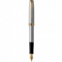 Перова ручка Parker SONNET Stainless Steel GT FP F 84 111