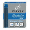 Картриджи Parker голубые Z 15Г