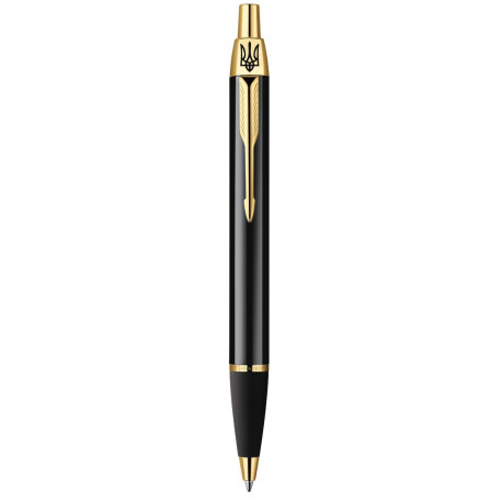 Ручка шариковая Parker IM Black GT BP Трезубец 20332Ч_TR