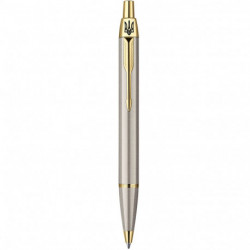 Шариковая ручка Parker IM Brushed Metal GT BP Трезубец 20332T_TR