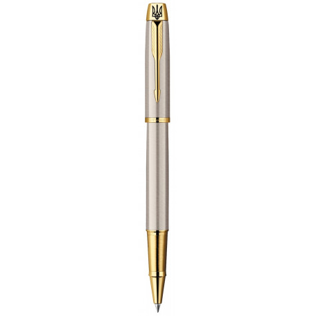 Ручка-роллер Parker IM Brushed Metal GT RB Трезубец 20322T_TR