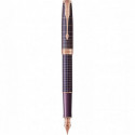 Перьевая ручка Parker SONNET Cisele Silver Purple Matrix PGT FP F 88 011