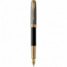 Перова ручка Parker SONNET Black Cisele Silver GT FP F 87 311