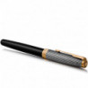 Перова ручка Parker SONNET Black Cisele Silver GT FP F 87 311