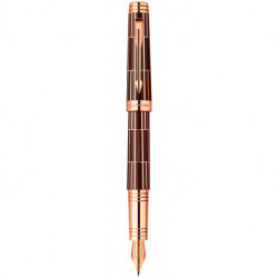 Ручка перьевая Parker PREMIER Luxury Brown PGT FP18 F 89 912K