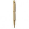 Ручка роллер Parker IM Brushed Metal Gold GT RB 20 322G