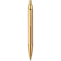 Шариковая ручка Parker IM Brushed Metal Gold GT BP 20 332G