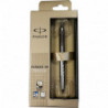 Ручка шариковая Parker IM Premium Shiny Chrome Chiselled BP в подар.уп. 20 432Cb19