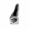 Ручка кулькова Parker URBAN Premium Ebony Metal Chiselled BP Тризуб на торці 21232Ч_TR