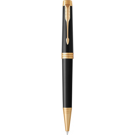 Ручка шариковая Parker PREMIER Black Lacquer GT BP 80 032