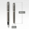 Ручка перова Parker IM Dark Espresso CT FP F 22 311