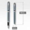 Ручка перьевая Parker IM Light Blue Grey CT FP F 22 511