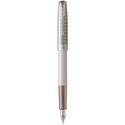 Ручка перова Parker SONNET Metal & Pearl Lacquer CT FP F 87 411