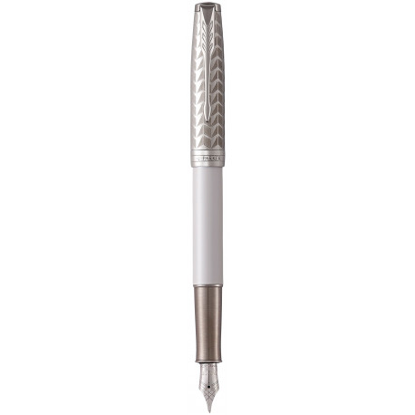Ручка перова Parker SONNET Metal & Pearl Lacquer CT FP F 87 411