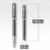 Ручка-роллер Parker IM Premium Dark Espresso Chiselled CT RB 24 322