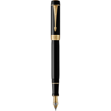 Ручка перьевая Parker DUOFOLD Classic Black GT FP18 F 92 001