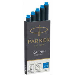 Картриджи Parker Quink /5шт. голуб. 11 410WBL