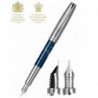 Ручка перьевая Parker SONNET SE Atlas Blue Silver PT FP F 88 311