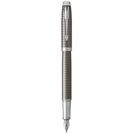 Ручка перова Parker IM Premium Dark Espresso Chiselled CT FP F 24 311