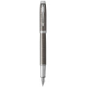 Ручка перова Parker IM Premium Dark Espresso Chiselled CT FP F 24 311