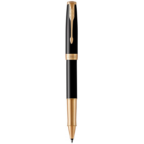 Ручка-ролер Parker SONNET Black Lacquer GT RB 86 022