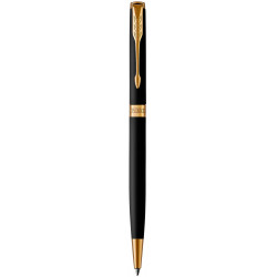 Ручка кулькова Parker SONNET Slim Matte Black Lacquer GT BP 84 831