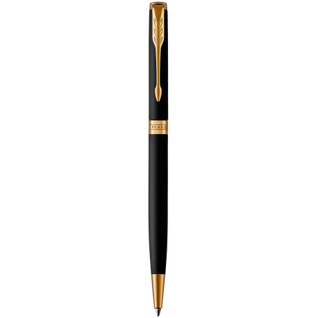 Ручка кулькова Parker SONNET Slim Matte Black Lacquer GT BP 84 831