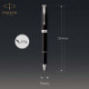 Ручка-роллер Parker SONNET Matte Black CT RB 84 922