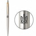 Ручка шариковая Parker JOTTER Stainless Steel GT BP Трезубец ОУН 16032_T030b