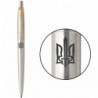 Ручка шариковая Parker JOTTER Stainless Steel GT BP Трезубец ОУН 16032_T030b
