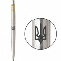 Ручка шариковая Parker JOTTER Stainless Steel GT BP Трезубец-Меч T053 16032_T053b