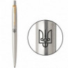 Ручка кулькова Parker JOTTER Stainless Steel GT BP Тризуб Володимира Великого 16032_T060b