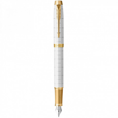 Ручка перова Parker IM Premium Pearl GT FP F 24 711