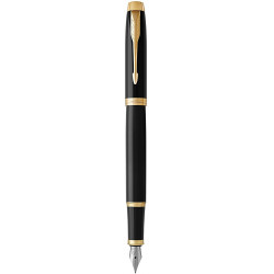 Ручка перова Parker IM Black GT FP M 22 012
