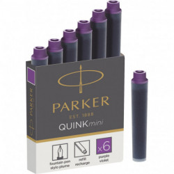 Картриджи Parker Quink Mini /6шт. фиол. 11 510VI